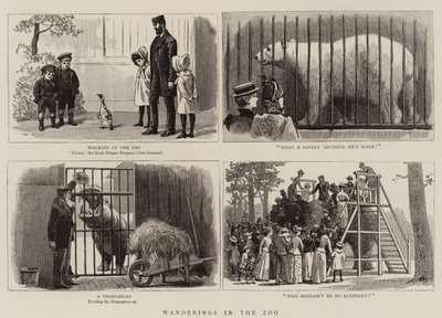 Errances dans le zoo - John Charles Dollman